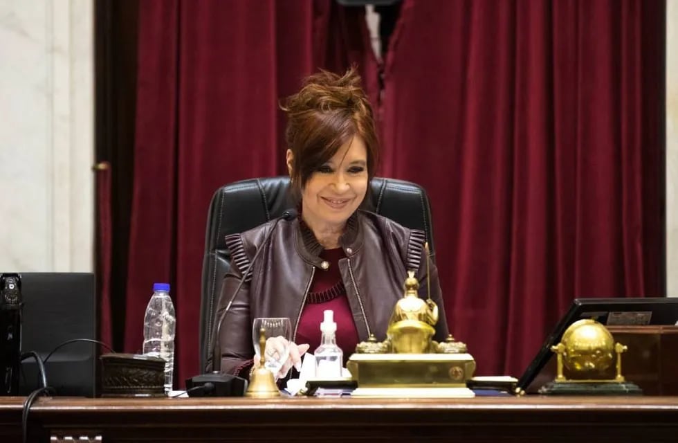 La vicepresidenta Cristina Kirchner presidirá la sesión de este miércoles en el Senado. Foto: Prensa CFK.