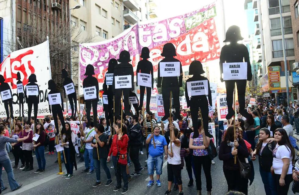 Marchas de Ni Una Menos en Córdoba. (Foto ilustrativa/Archivo)