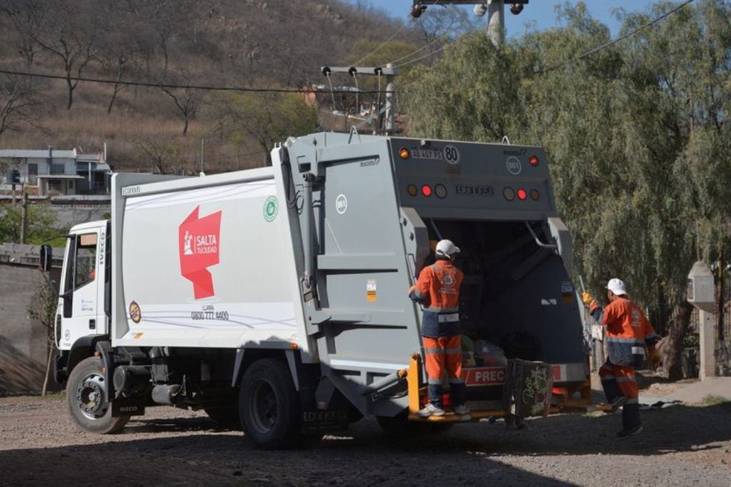 Recolección de residuos en Salta. (Municipalidad de Salta)