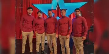 El grupo de cinco santiagueños que deslumbró con su malambo en Got Talent Argentina.