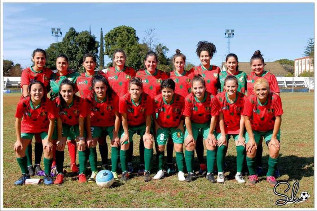 Seleccionado Femenino de la Liga Posadeña de Fútbol. (Gentileza Liga Posadeña)
