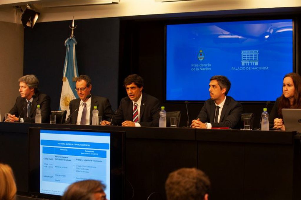 Conferencia de prensa del ministro Hernán Lacunza. (Foto: Rolando Andrade)