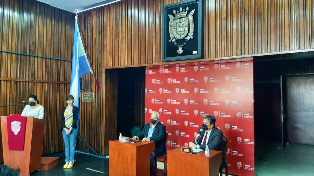 El titular de la Seccional Jujuy de la Unión Personal Civil de la Nación, Luis Cabana, expresó palabras de agradecimiento por la acogida en la UNSE a las iniciativas en favor de los afiliados a su sindicato.