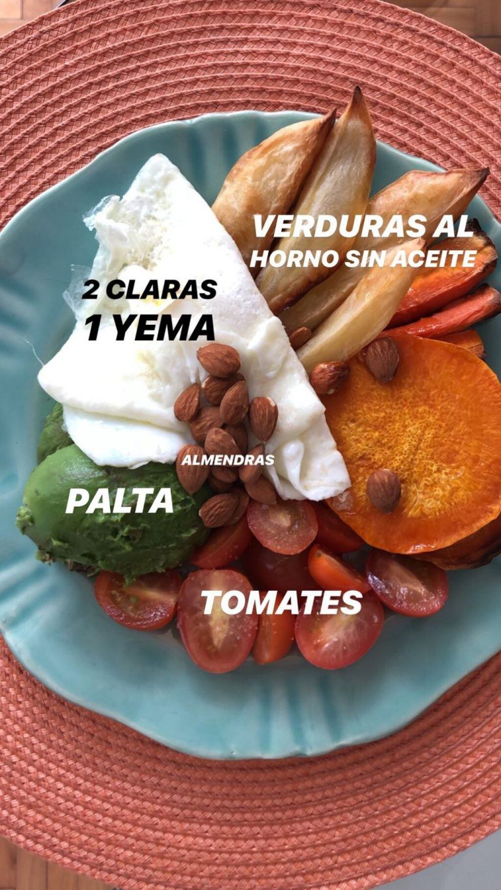 Jimena Barón mostró cómo se alimenta en las redes sociales (Foto: Instagram/ baronjimena)