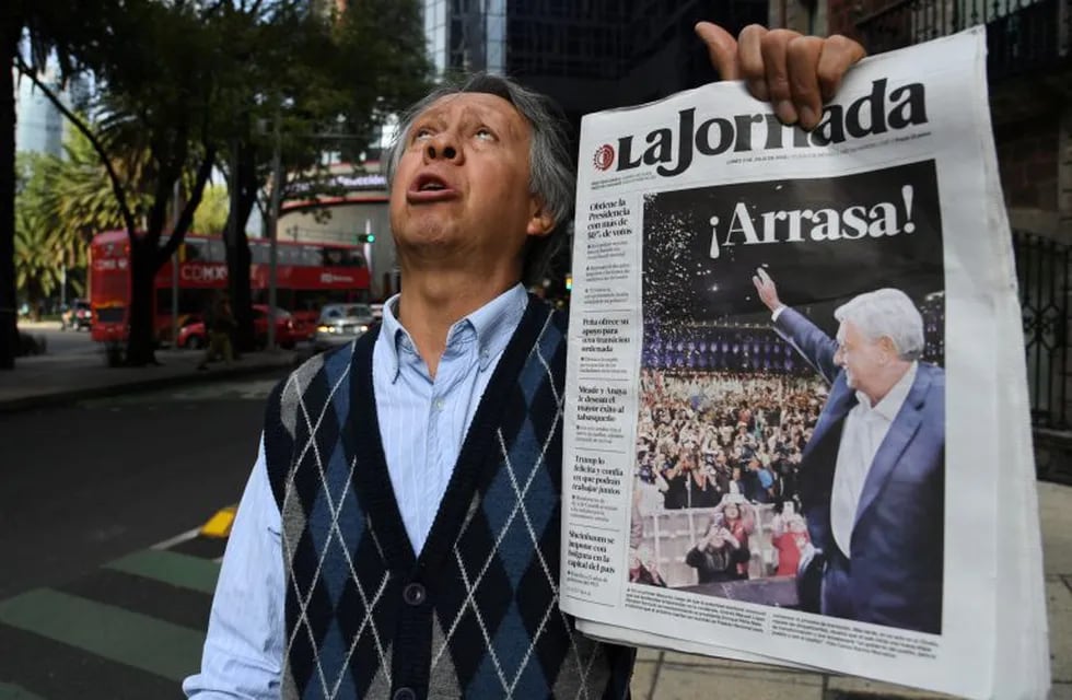 Tapas de diario en México, luego del triunfo electoral de Manuel Lopez Obrador (Web)