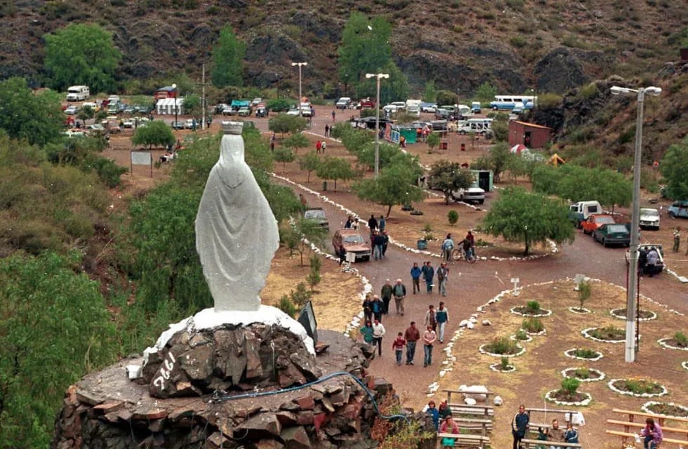 El santuario de la Virgen de Valle Grande en San Rafael.