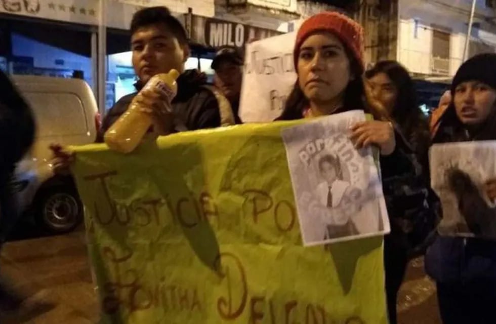 Marcha por Evangelina Delgado en Tartagal, Salta. (Web)