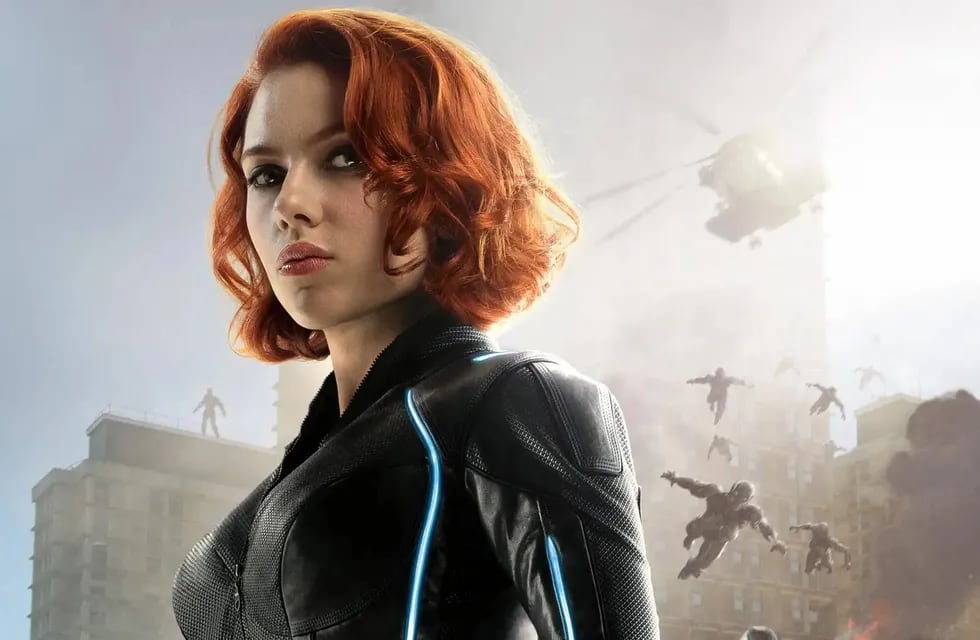 Scarlett Johansson en el papel de la "Viuda negra".