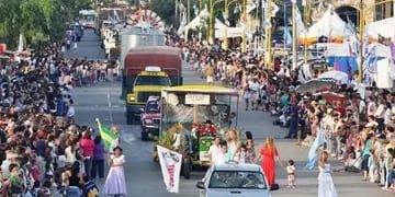 desfile de Carrozas Fiesta provincial del Trigo, Tres Arroyos