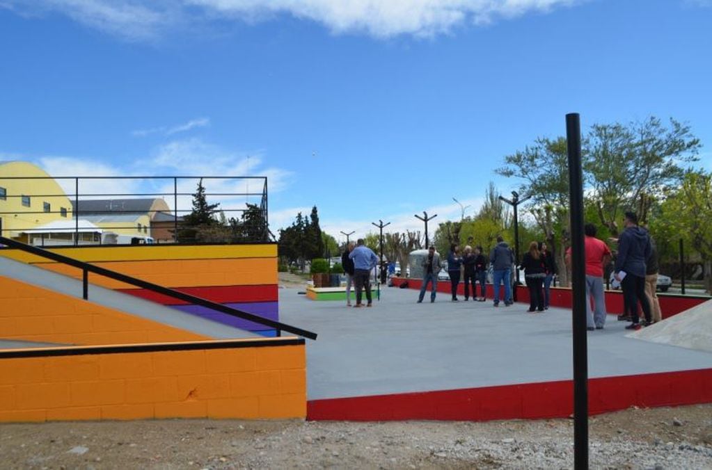 skate park  Pista de los pibes en Cañadón Seco