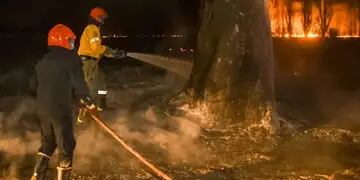 Incendio en Parque Sarmiento