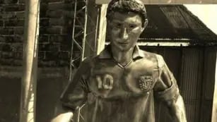 La estatua que le hizo un cordobés a Lionel Messi