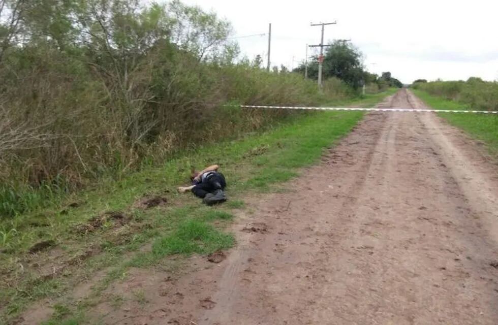 La víctima fatal fue identificada a cuatro kilómetros de la Ruta Provincial 21. (@Joseljuarezjose)