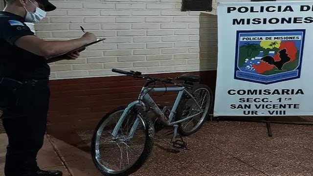 Recuperan una bicicleta robada en San Vicente