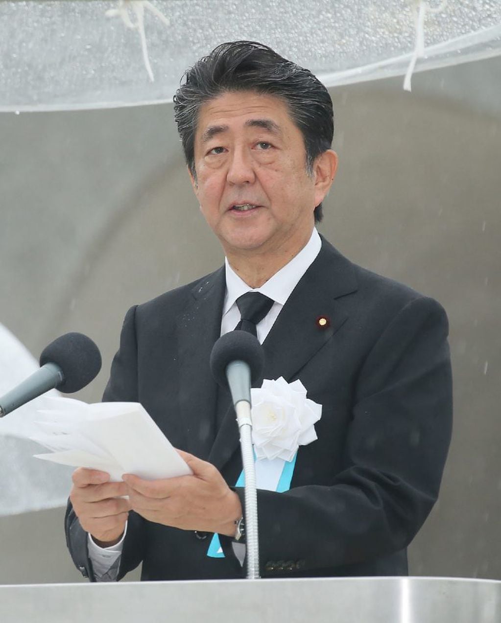 El Primer Ministro japonés, Shinzo Abe (Foto: Jiji Press/AFP)
