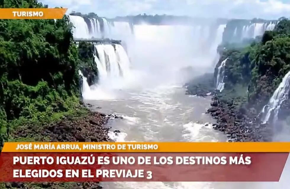 Cataratas del Iguazú entre los destinos turísticos más elegidos.