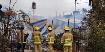 Puerto Iguazú: vivienda fue consumida por un incendio