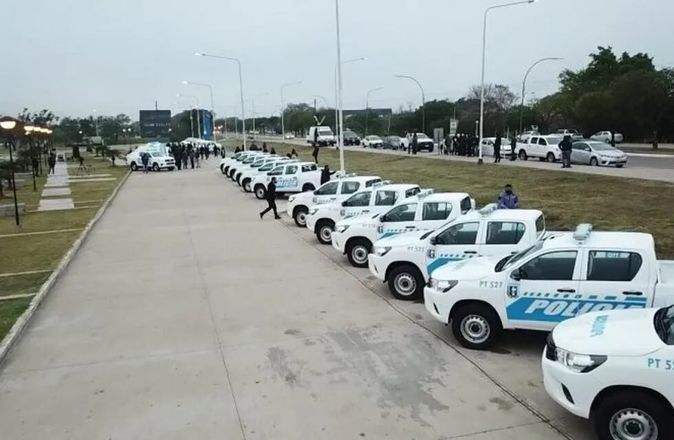 Chaco incorporó 45 nuevos patrulleros para la Policía
