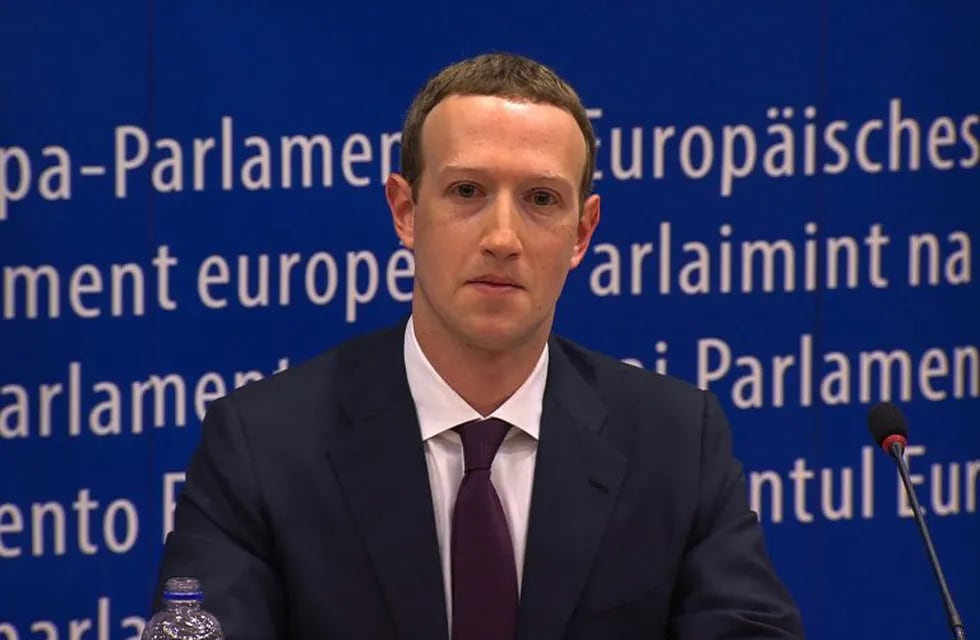 Zuckerberg, durante la audiencia