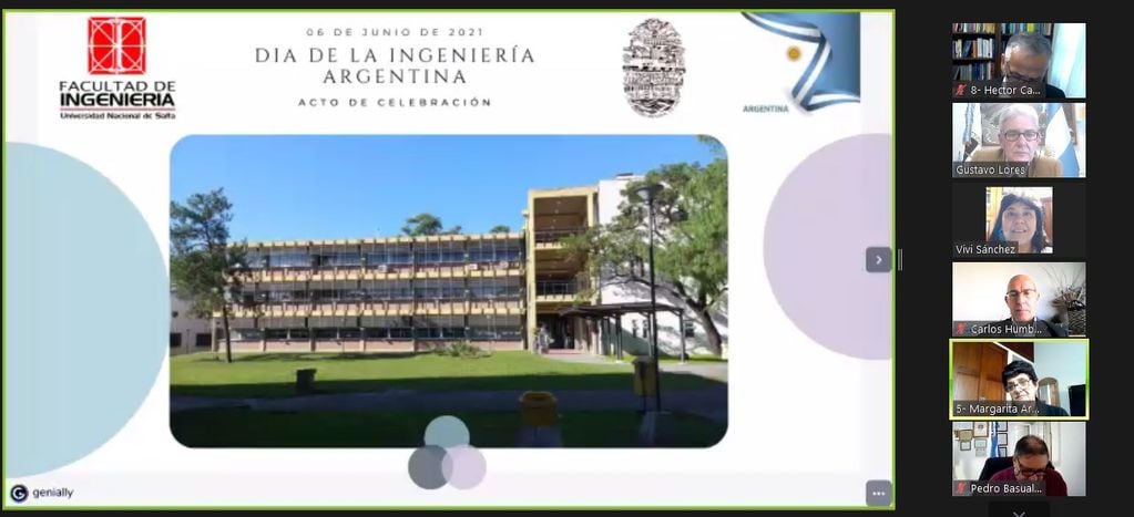 La Facultad de Ingeniería de la Universidad de Salta celebró el Día de la Ingeniería, con Unidades Académicas de las Universidades Nacionales de Catamarca, Jujuy, Santiago del Estero y Tucumán.