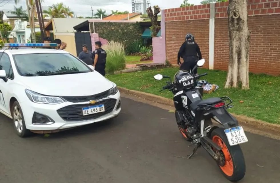 Posadas: un hombre ingresó a robar en un taller mecánico y fue detenido.