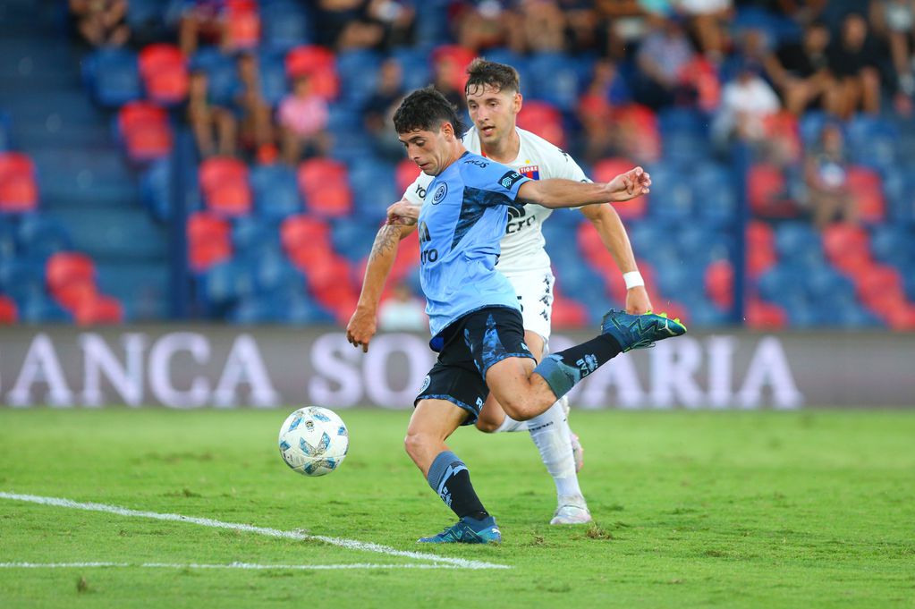 Ulises Sánchez, figura de Belgrano ante Tigre. (Prensa Belgrano).