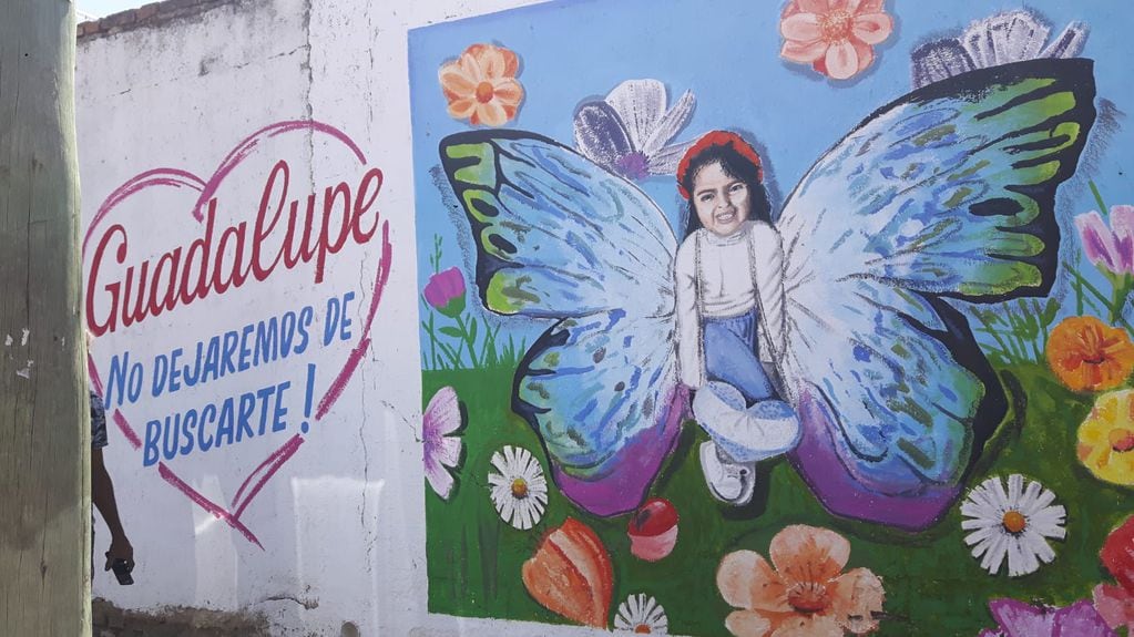 Murales de Guadalupe Lucero en San Luis, realizados el día de su cumpleaños.