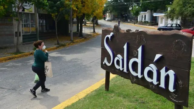 Controles en el ingreso a Saldán. (La Voz / José Hernández)