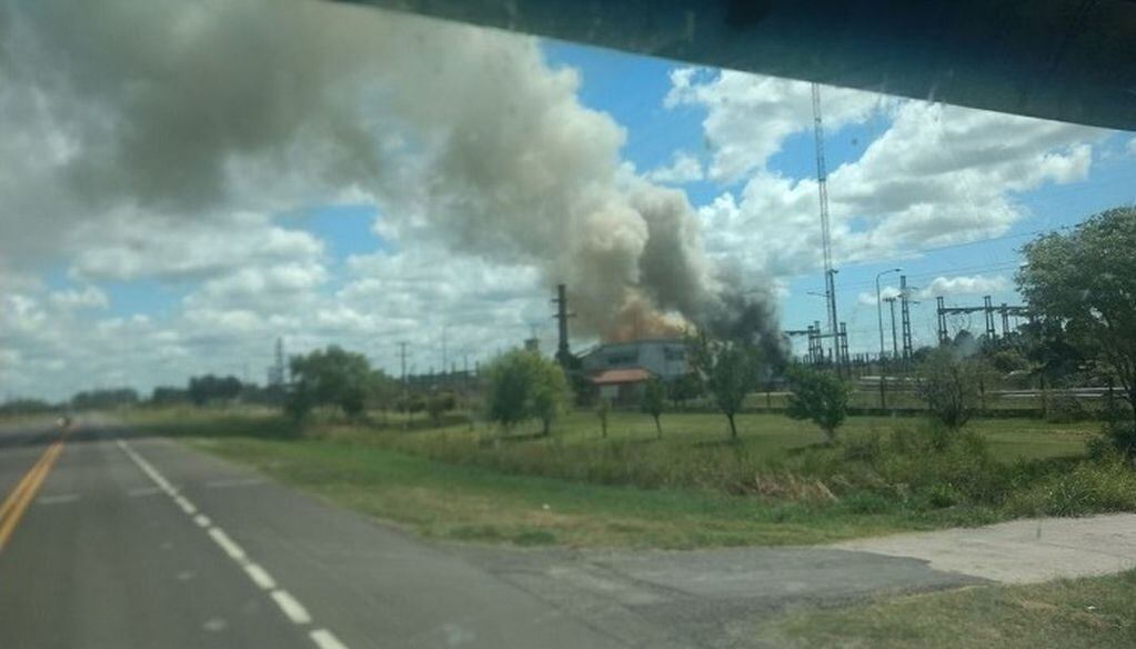 Explosión de estación transformadora de Villa Ocampo