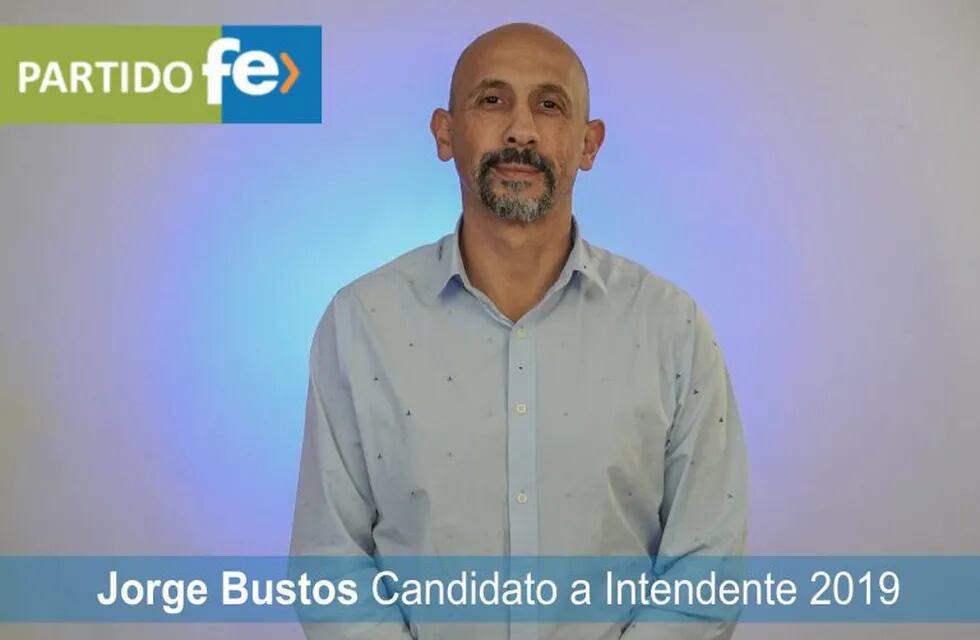 Jorge Bustos, candidato del Fe en Alta Gracia