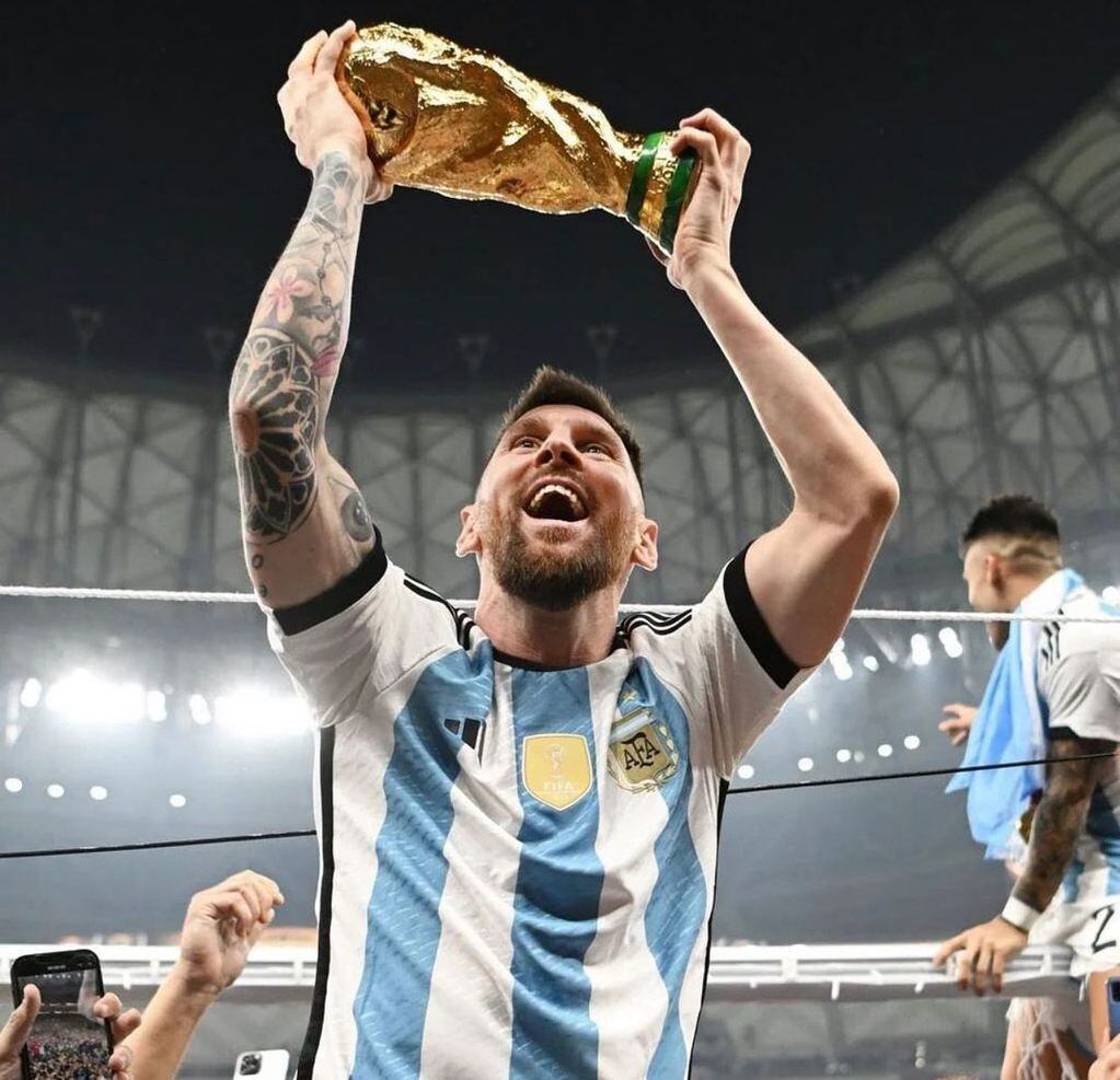 La publicación de Leo Messi levantando la Copa es la más likeada de Instagram.