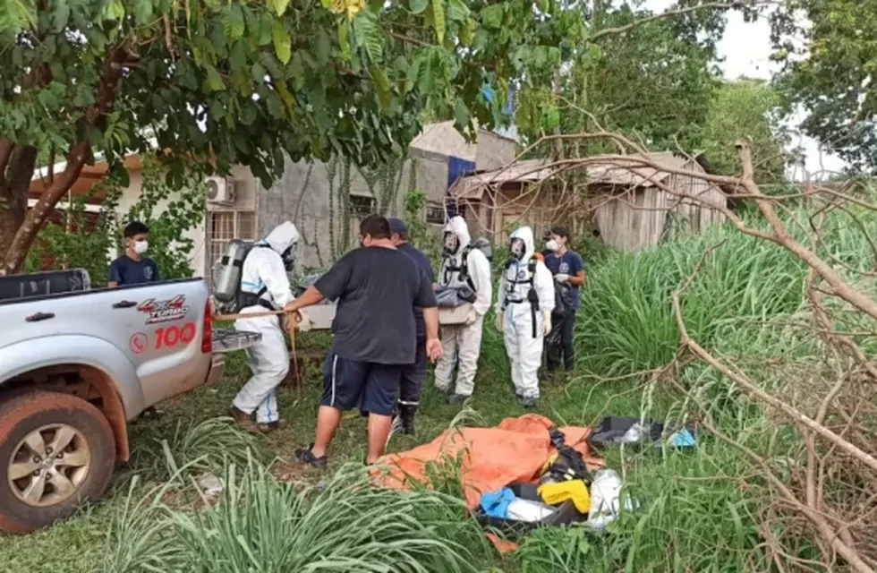Hallan el cadáver de un hombre en Puerto Iguazú.