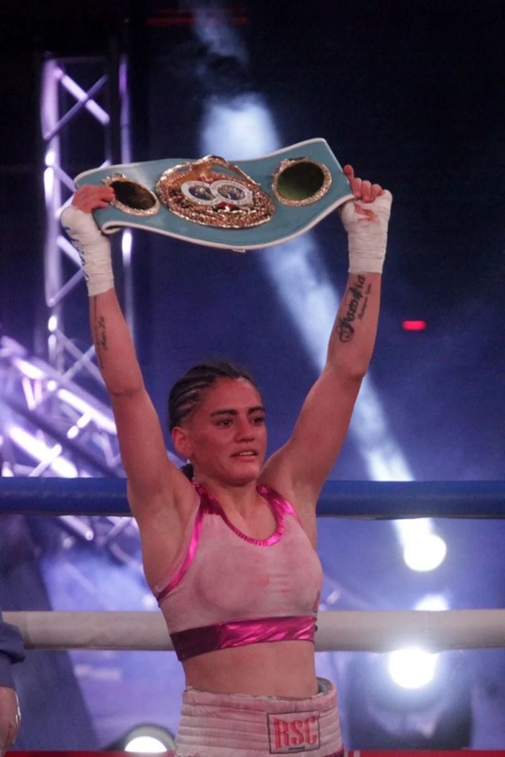Micaela "La Princesita" Luján, boxeadora de Villa Mercedes.