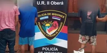 Tres jóvenes detenidos implicados en un caso de robo en Oberá