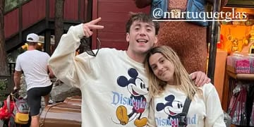 Paulo y Martina en Disney.