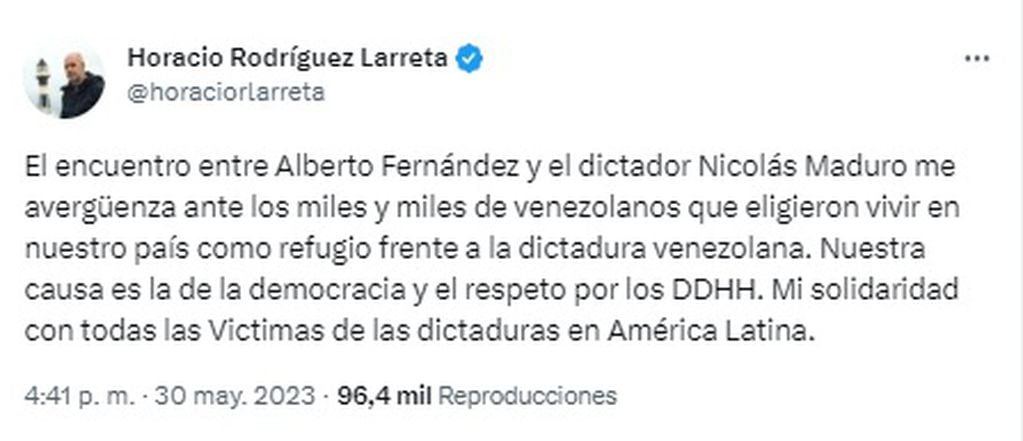 Rodríguez Larreta, furioso por la reunión bilateral.