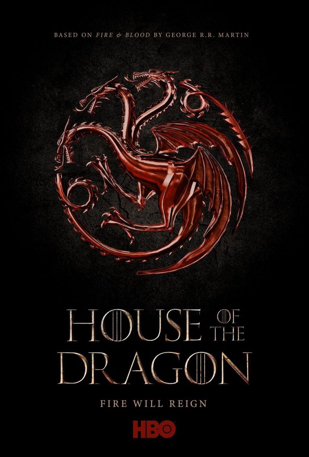 Afiche oficial House of The Dragon