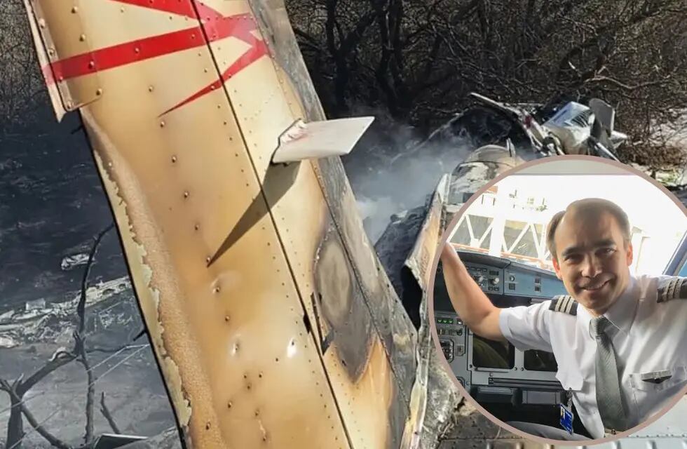 Tercer ocupante de la avioneta incendiada y estrellada en San Luis.