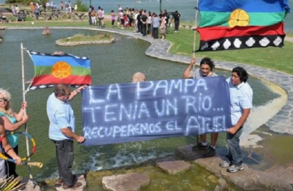 La manifestaciones en La Pampa.