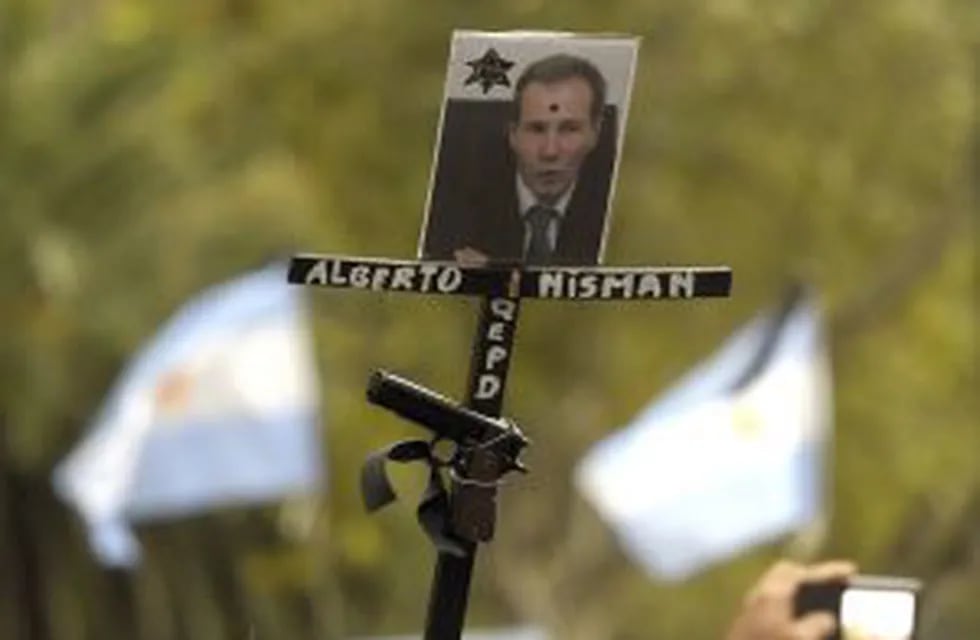Marcha del silencio en homenaje a Nisman llevada a cabo el 18 de enero de 2015.