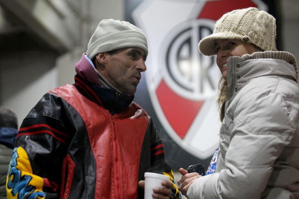 River abrió sus puertas a gente en situación de calle (EFE)