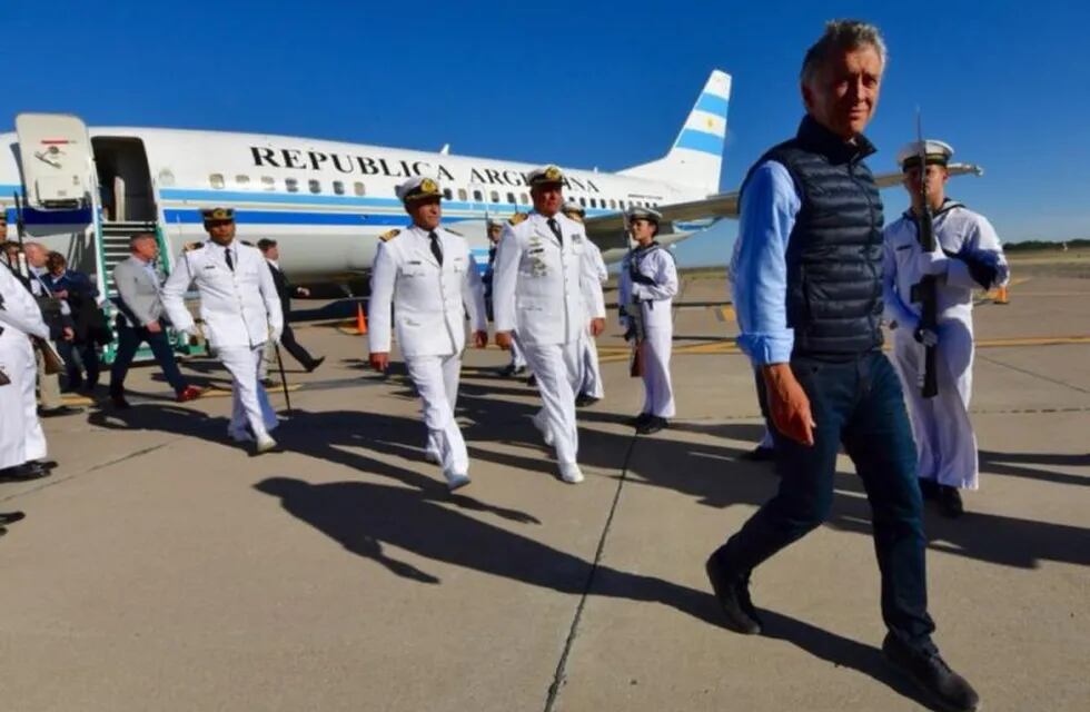 Macri llegó a Puerto Madryn y se reunió con Arcioni