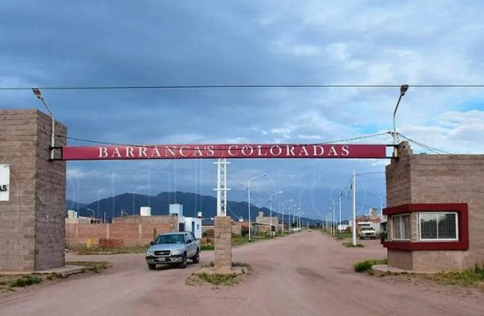 Barrancas Coloradas en San Luis capital.