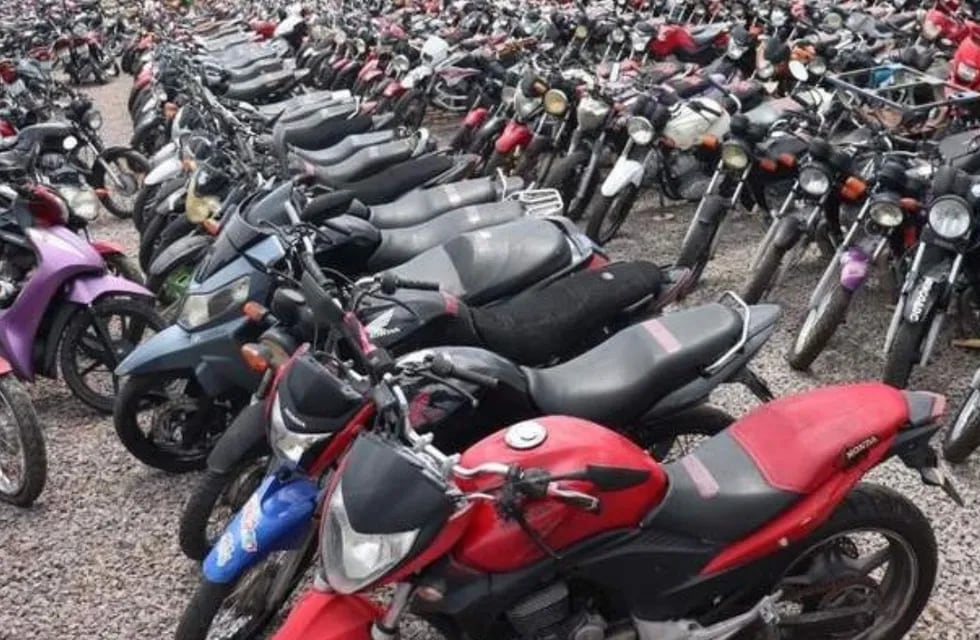 Rematarán 70 motocicletas en Córdoba.