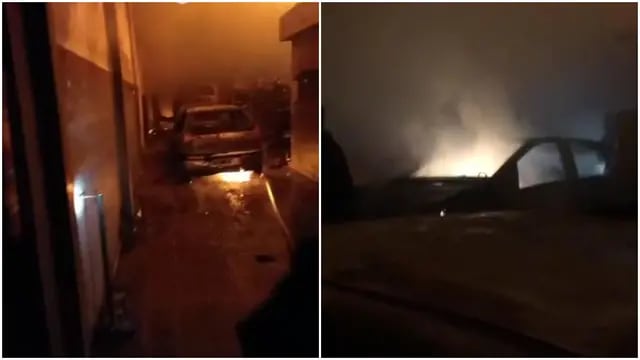 Se incendió un taller mecánico en Córdoba