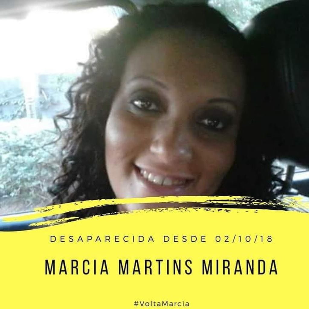 Marcia había desaparecido en el mes de octubre y ahora la encontraron muerta