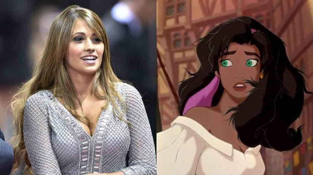 Jimena Barón comparó a Antonela Roccuzzo con Esmeralda, personaje de Disney.