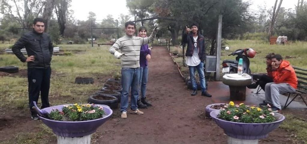 Participaron alumnos del Taller de Terapia Hortícola y Jardinería (Municipalidad de Santa Rosa)