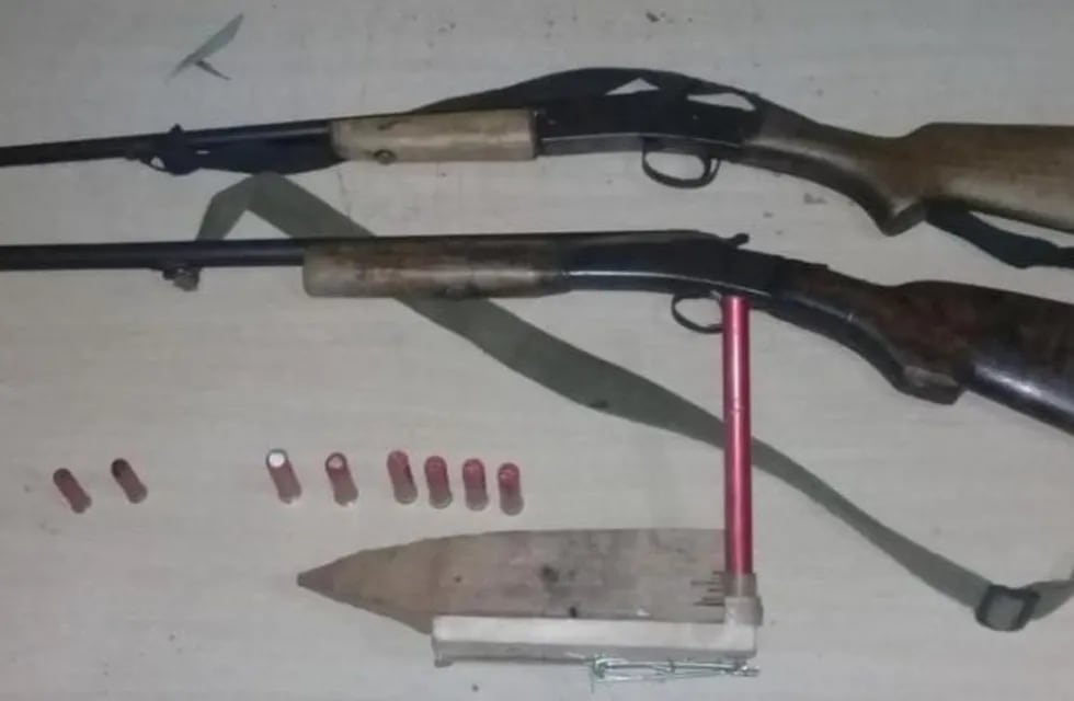 Los cazadores portaban rifles que fueron secuestrados.