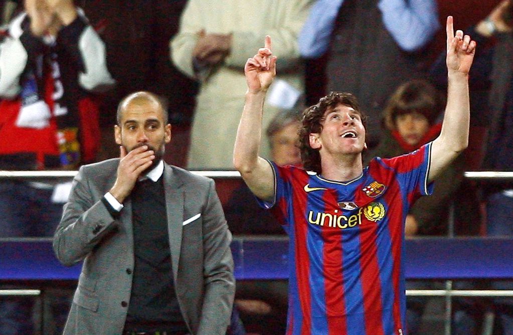 Pep Guardiola dirigió a Lionel Messi en su máximo esplendor.